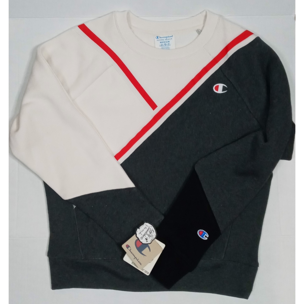 Champion Reverse Weave Colorblock Crew Neck - Picture 5 of 10